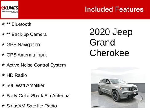 Used 2020 Jeep Grand Cherokee Altitude AWD/4WD image 3