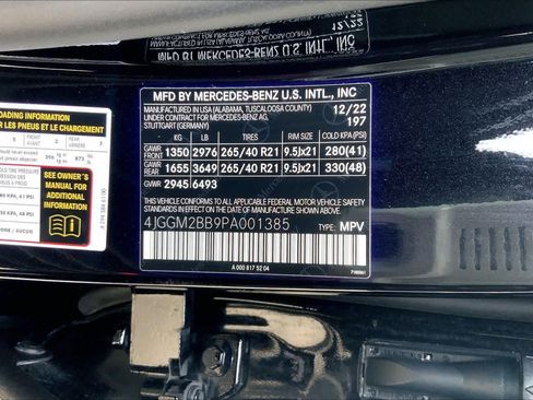 Certified 2023 Mercedes-Benz EQE 350+ SUV image 28