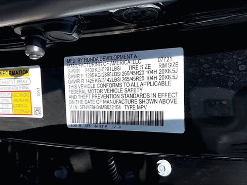 Used 2021 Honda Passport Elite image 39