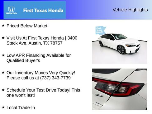 New 2026 Honda Civic Sport Touring image 5