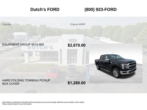 Used 2025 Ford F150 Lariat w/ Equipment Group 501A Mid AWD/4WD image 6