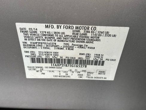 Used 2014 Ford Taurus Limited image 27