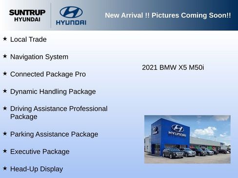 Used 2021 BMW X5 M50i w/ Executive Package AWD/4WD image 3