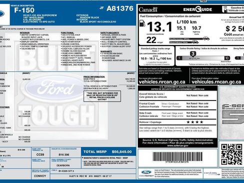 Used 2018 Ford F150 XLT w/ Equipment Group 302A Luxury AWD/4WD image 3