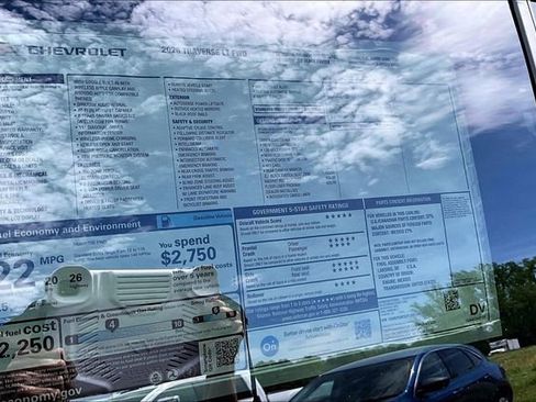 New 2026 Chevrolet Traverse LT w/ Driver Confidence Package FWD image 12