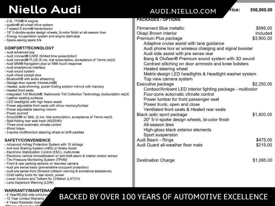 Used 2023 Audi A6 Premium Plus w/ Premium Plus Package AWD/4WD image 1