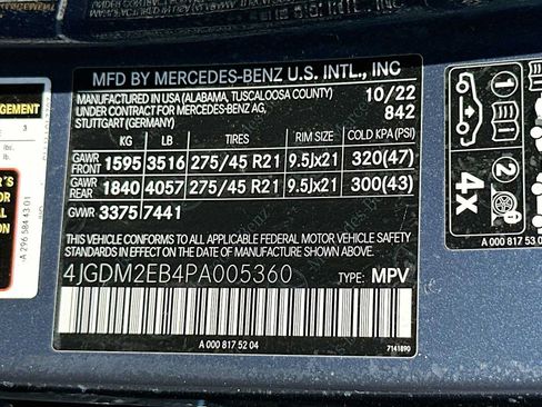 Used 2023 Mercedes-Benz EQS 450+ 4MATIC SUV image 33