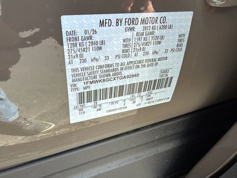 New 2026 Ford Explorer ST w/ Sun And Sound Package image 30