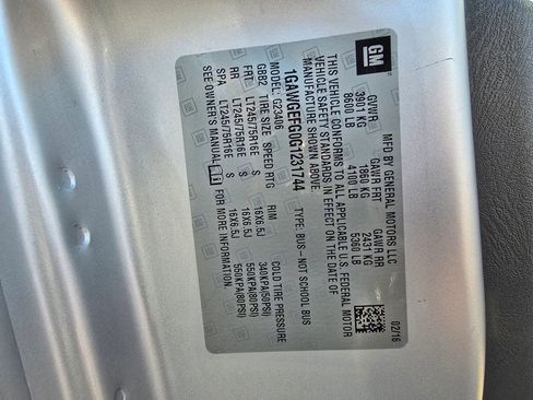 Used 2016 Chevrolet Express 2500 LS image 44