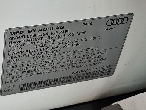 Used 2019 Audi Q5 2.0T Premium Plus w/ Premium Plus Package AWD/4WD image 29