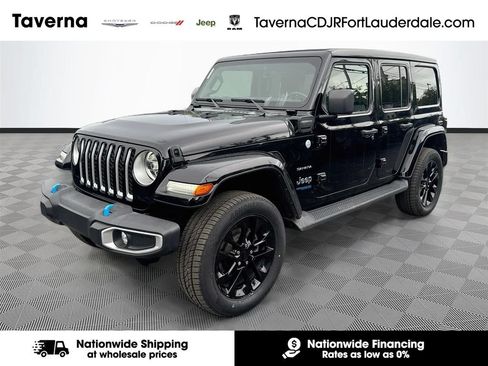 Certified 2022 Jeep Wrangler Unlimited Sahara w/ Cold Weather Group AWD/4WD image 1