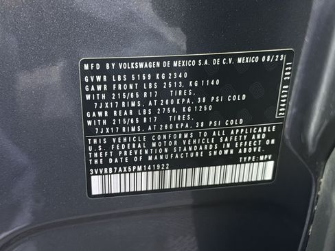 Used 2023 Volkswagen Tiguan S FWD image 38