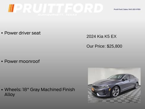 Used 2024 Kia K5 EX FWD image 13
