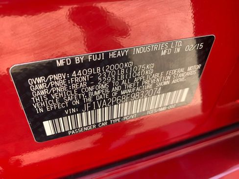Used 2015 Subaru WRX STI w/ Popular Package #1 AWD/4WD image 32