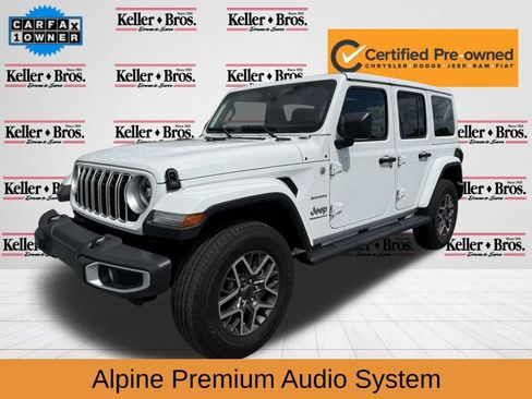 Used 2024 Jeep Wrangler Unlimited Sahara w/ Technology Group AWD/4WD image 3