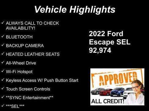 Used 2022 Ford Escape SEL AWD/4WD image 10