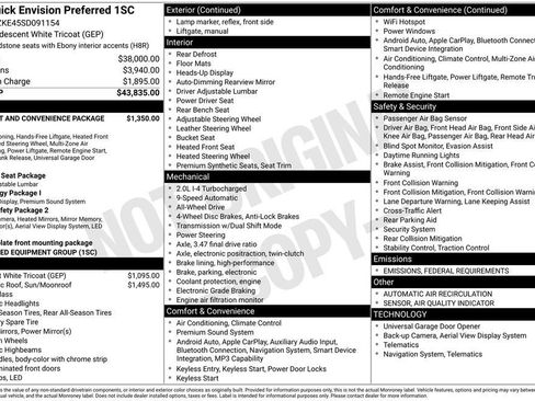 New 2025 Buick Envision Preferred image 39