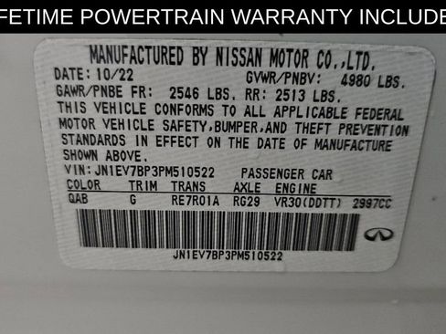 Certified 2023 INFINITI Q50 Luxe w/ Cargo Package RWD image 16