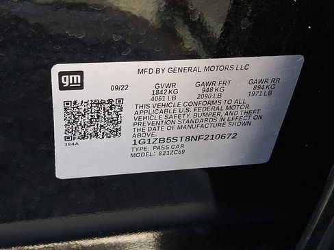 Used 2022 Chevrolet Malibu LS image 26