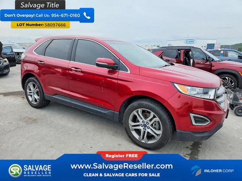 Used 2017 Ford Edge Titanium w/ Technology Package AWD/4WD image 5