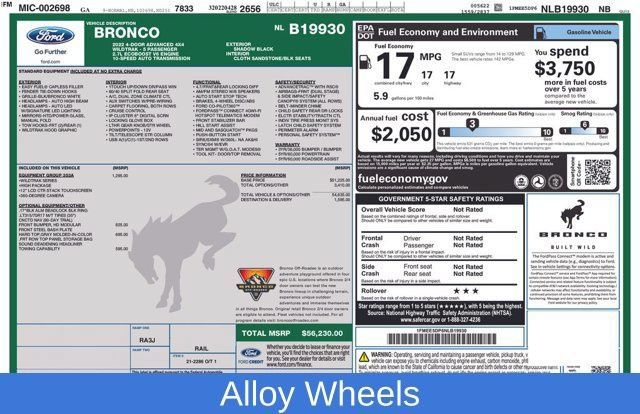 Used 2022 Ford Bronco Wildtrak AWD/4WD image 3