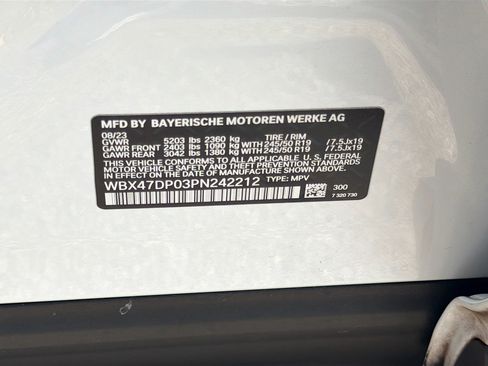 Used 2023 BMW X3 sDrive30i w/ Premium Package w/ZPA RWD image 44