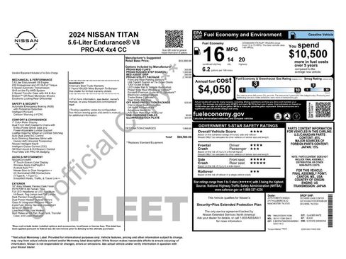 Used 2024 Nissan Titan PRO-4X w/ Pro-4x Utility Package AWD/4WD image 6