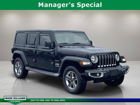 Used 2019 Jeep Wrangler Unlimited Sahara w/ Safety Group image 1