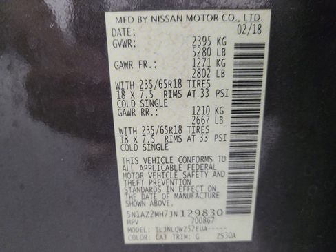 Used 2018 Nissan Murano SV image 33