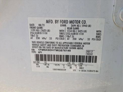 Used 2021 Ford Explorer XLT w/ Class III Trailer Tow Package image 23