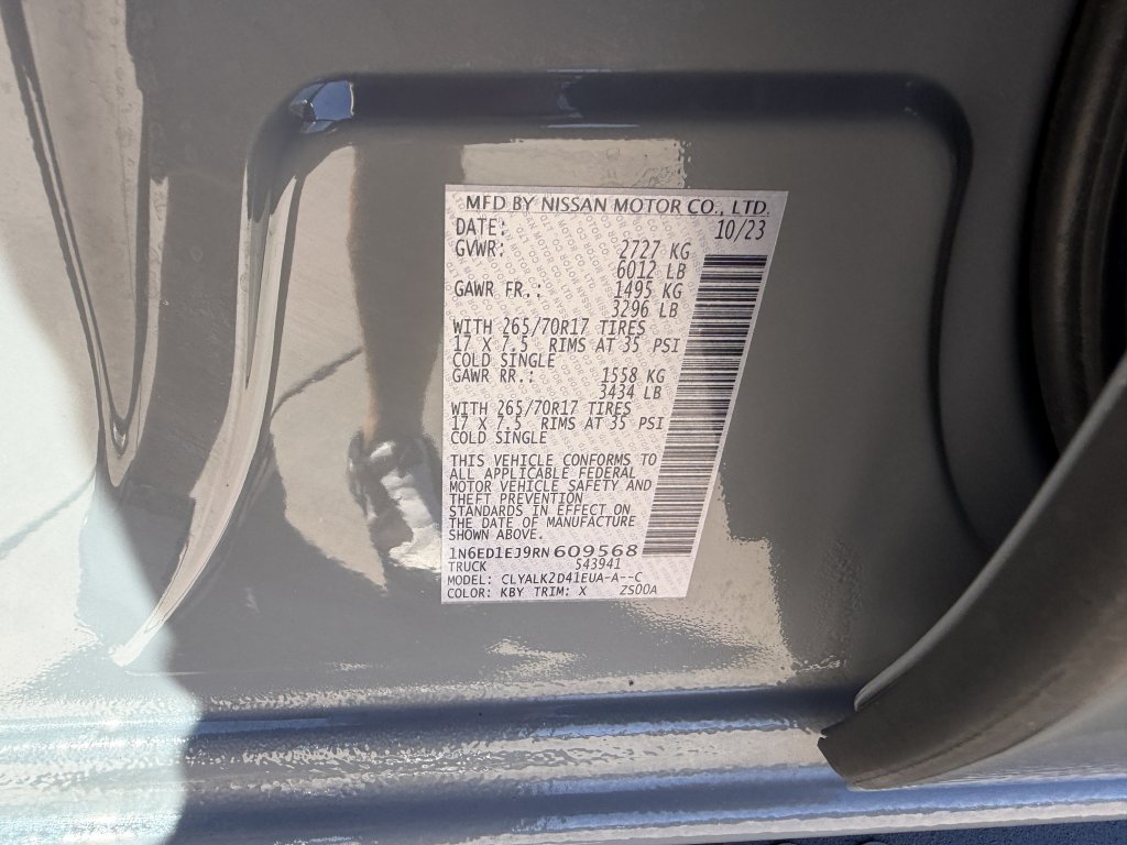 Used 2024 Nissan Frontier Pro-X w/ Technology Package RWD image 42