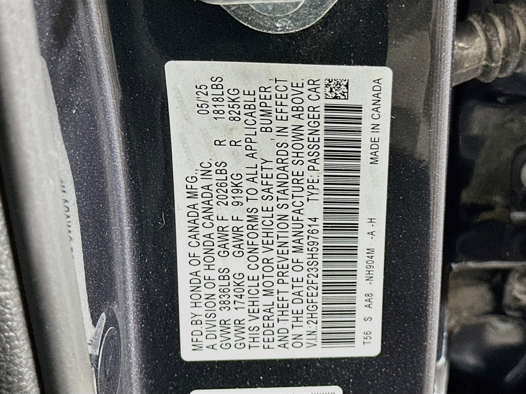 Used 2025 Honda Civic LX image 12