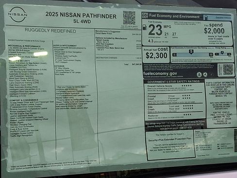 New 2025 Nissan Pathfinder SL image 19