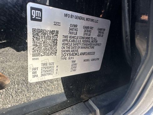 Certified 2022 Cadillac Escalade Premium Luxury Platinum image 37