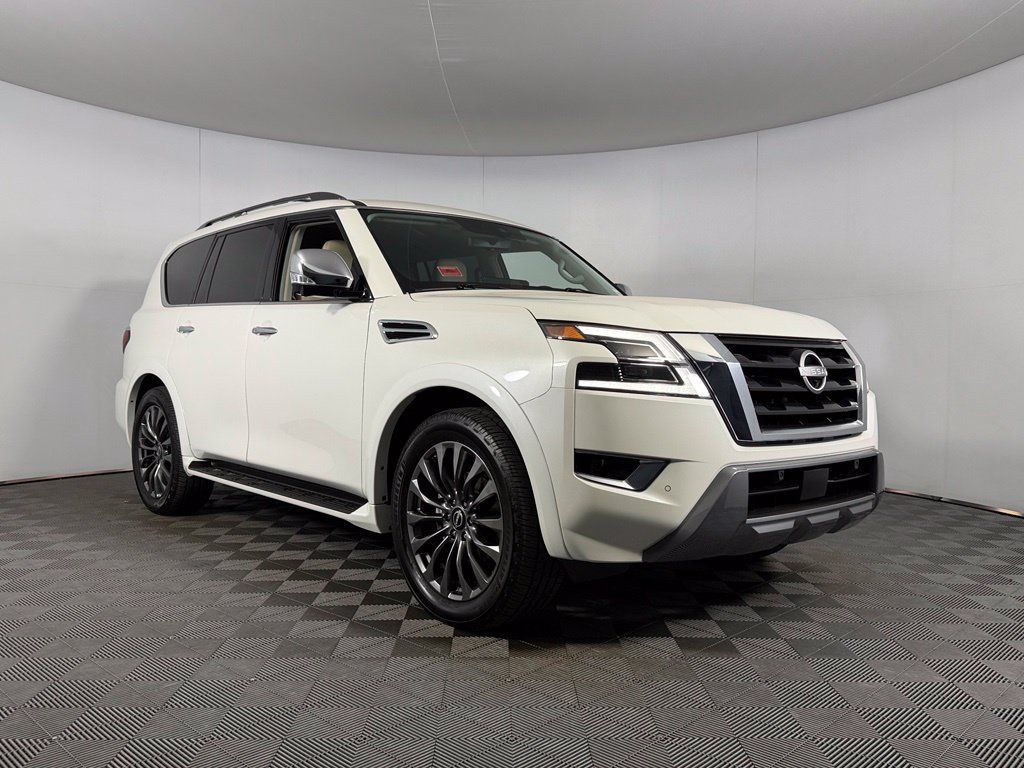 Used 2024 Nissan Armada Platinum w/ Captain's Chairs Package AWD/4WD image 3