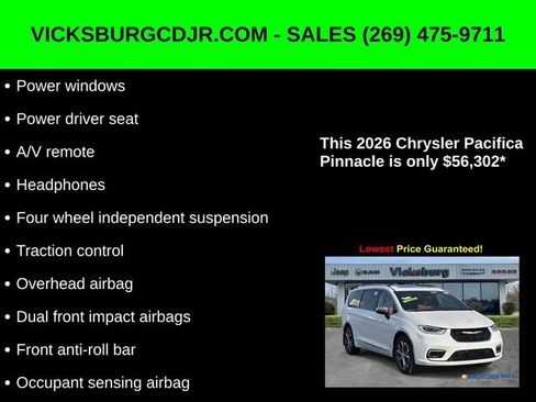 New 2026 Chrysler Pacifica Pinnacle w/ Trailer Tow Group image 27