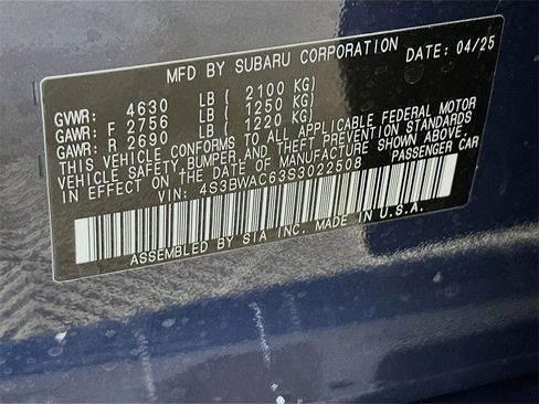 Used 2025 Subaru Legacy Premium w/ Popular Package #1 image 26