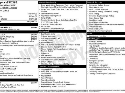 Used 2024 Toyota bZ4X AWD w/ Weather Package image 29