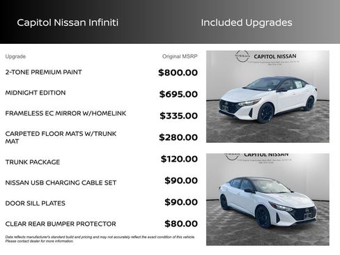 New 2025 Nissan Sentra SR w/ Midnight Edition image 3