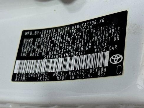 Used 2021 Toyota Corolla SE w/ Carpet Mat Package (TMS) image 39