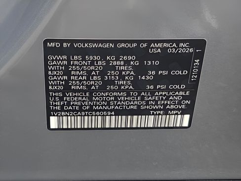 New 2026 Volkswagen Atlas SEL AWD/4WD image 21