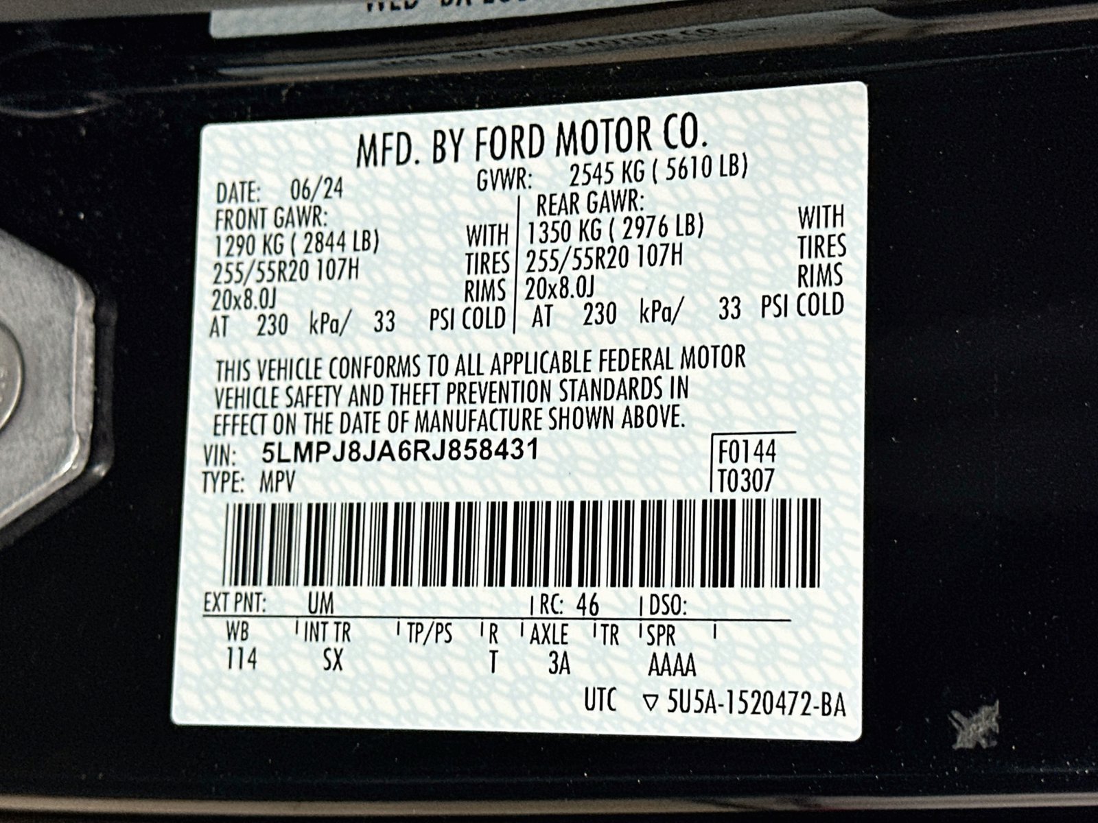 Used 2024 Lincoln Nautilus Premier w/ Equipment Group 102A AWD/4WD image 40