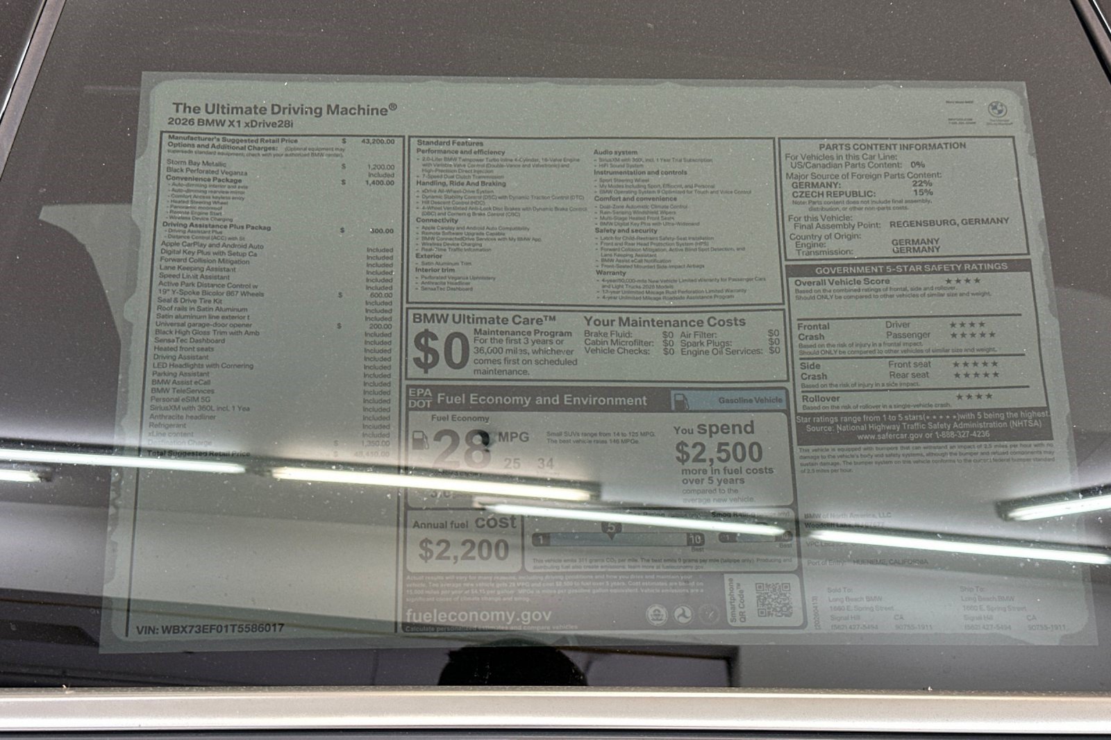 New 2026 BMW X1 xDrive28i w/ Convenience Package AWD/4WD image 30