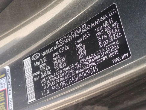 Certified 2022 Hyundai Tucson SEL AWD/4WD image 29