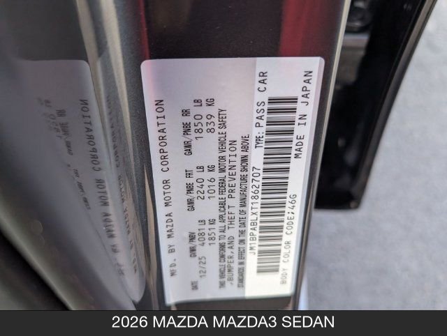 Certified 2026 MAZDA MAZDA3 s Sport FWD image 29