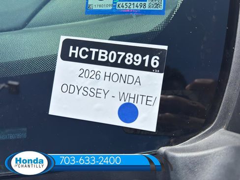 New 2026 Honda Odyssey EX-L image 37