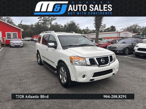 Used 2010 Nissan Armada Platinum w/ Captain Seat Pkg image 1