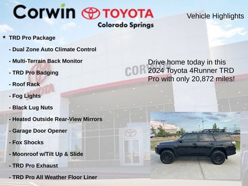 Used 2024 Toyota 4Runner TRD Pro AWD/4WD image 6