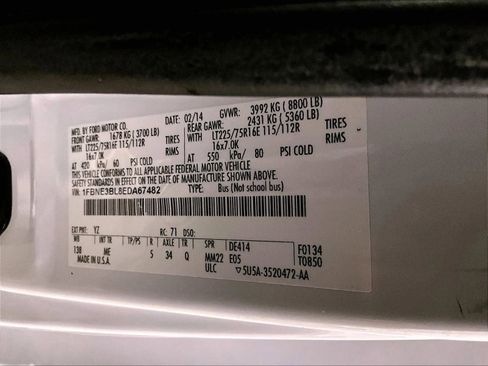 Used 2014 Ford E-350 and Econoline 350 XLT RWD image 32