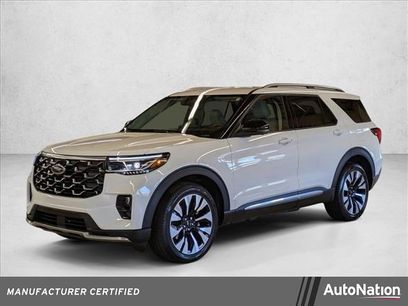 Certified 2025 Ford Explorer Platinum w/ LUX Leather Package